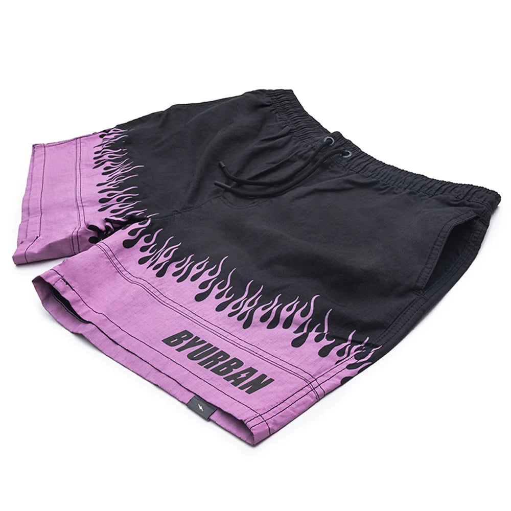 Short ByUrban Ripstop Flames Rosa
