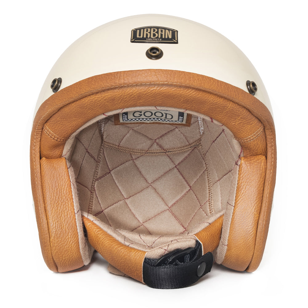 Capacete Urban Tracer Camel Off-White