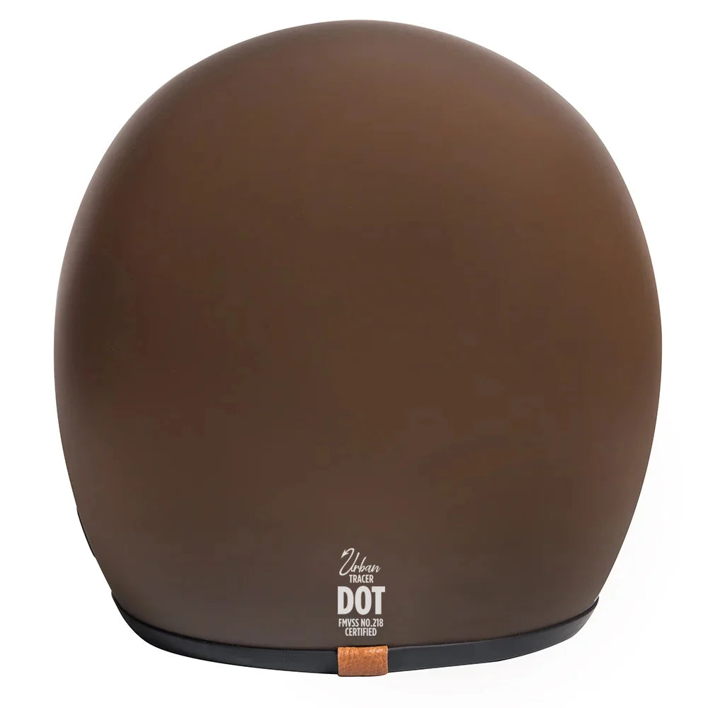 Capacete Urban Tracer Marrom Fosco