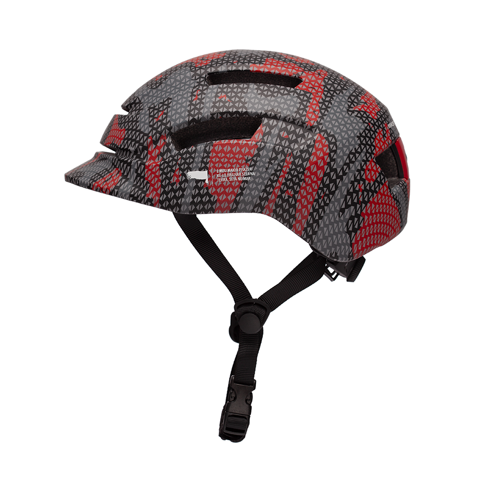 Capacete Urban Sports Broder Flamengo Camo