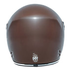Capacete Urban Cafe Racer Marrom