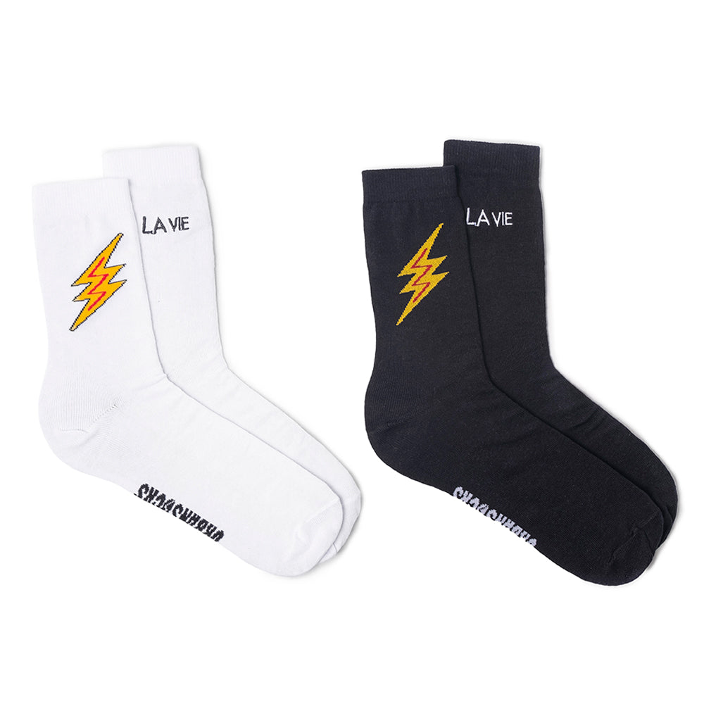 Pack Meia 2 Urbansocks - Casual La Vie Branca + Preta