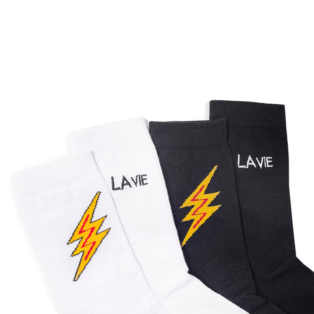 Pack Meia 2 Urbansocks - Casual La Vie Branca + Preta