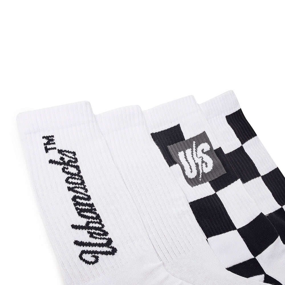 Pack Meia 2 Urbansocks - Chess P&B e Urbansocks™ Branca