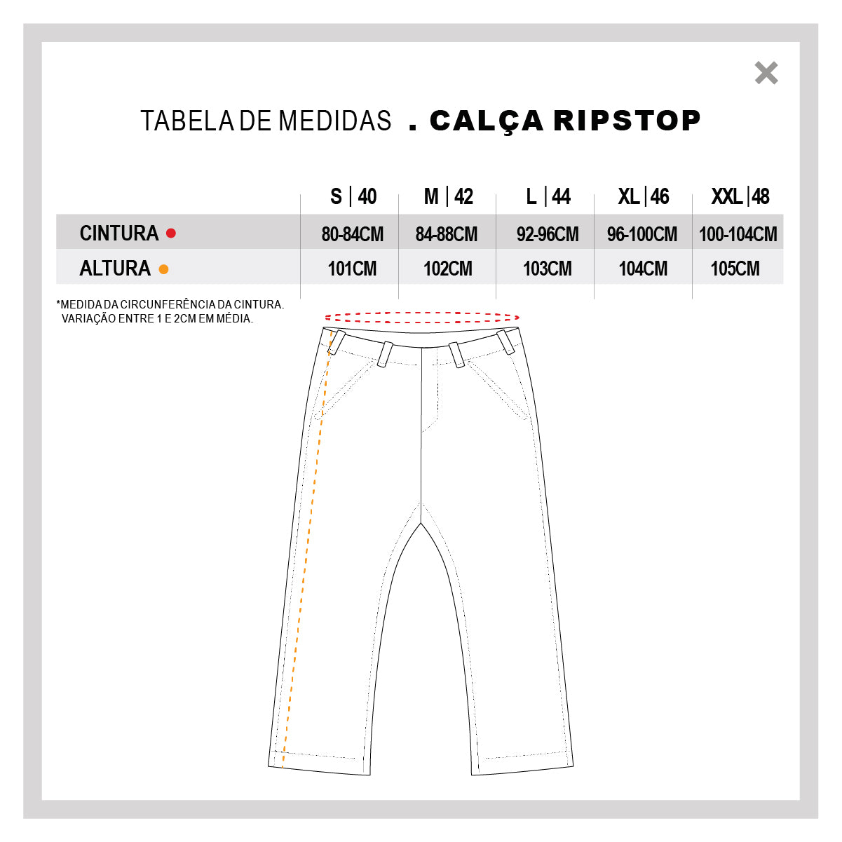 Calça ByUrban Ripstop Preta