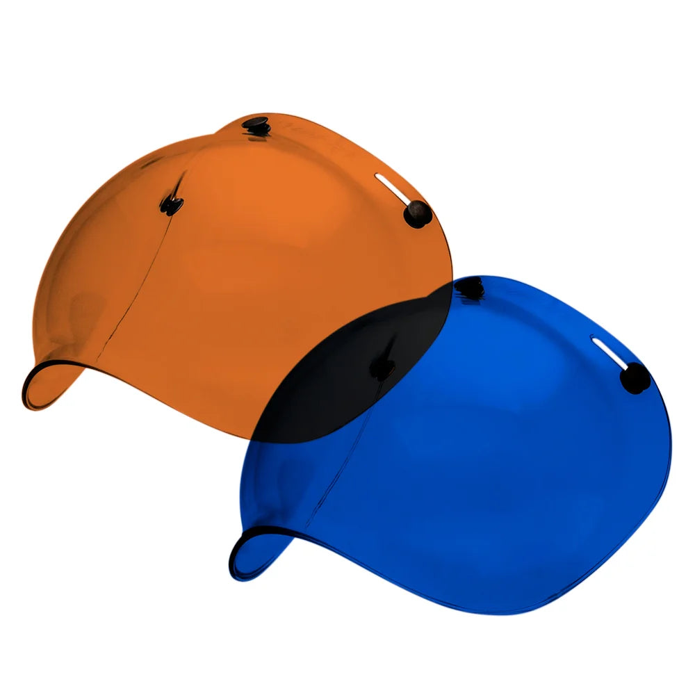 Pack Viseira Bolha - Laranja + Azul